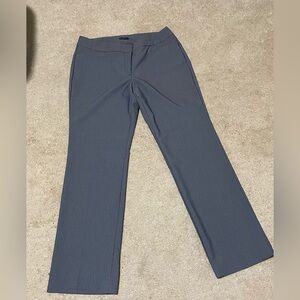 Worthington Women's Charcoal baby blue Pinstripe Modern fit